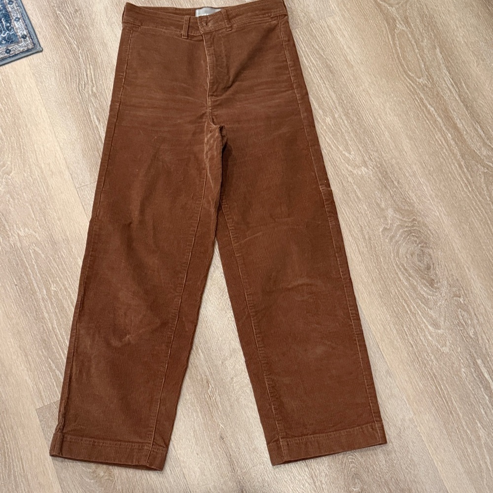 Everlane Women's Brown Wide Leg Pants